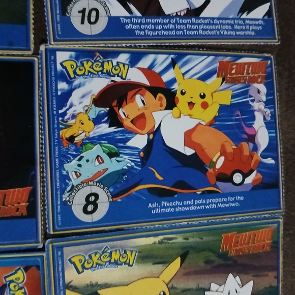 Lot of 11 Pokemon Trading cards  from the movie Mewtwo Strikes Back. - Picture 6 of 7